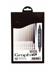 Graph It - 12er Set - WARM GREY COLORS