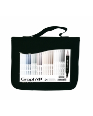 Graph It - 24er Set - MIX GREYS COLORS (inkl. Etui)