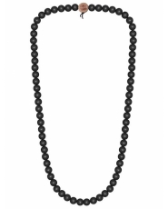 Wood Fellas Deluxe Pearl Necklace - Black