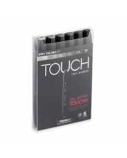 Touch Twin Marker - 6er Set Grey Colors