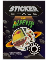 Sticker Bomb "Space & Aliens" - 12 Pcs Sticker