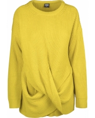 ! Ladies Wrapped Sweater - Urban Classics - Mustard !