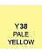 Touch Twin Marker Einzelstifte Y38 Pale Yellow