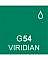 Touch Twin Marker Einzelstifte G54 Viridian