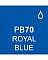 Touch Twin BRUSH Marker Einzelstifte BRUSH - PB70 Royal Blue