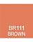Touch Twin BRUSH Marker Einzelstifte BRUSH - BR111 Brown