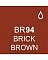 Touch Twin BRUSH Marker Einzelstifte BRUSH - BR94 Brick Brown